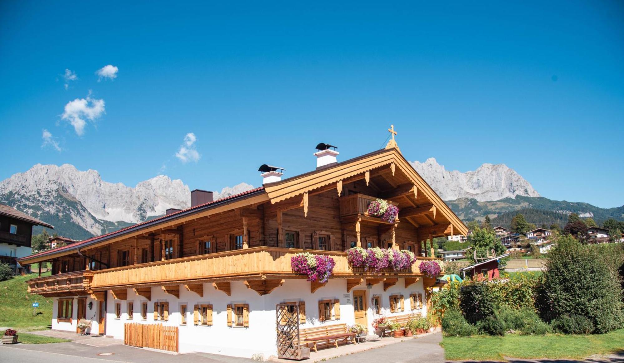 Haus Strobler Apartamento Going am Wilden Kaiser Exterior foto